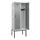 locker,HxBxD 2120x800x500mm,2vak,vak B 400mm,draaigrendel