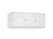 opzetkast,v. locker,3vak.,vak B 400mm,HxBxD 500x1200x500mm,vleugeldeur