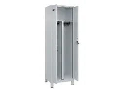 PBM-locker,HxBxD 1950x600x500mm,2vak,vak B 300mm,draaigrendel