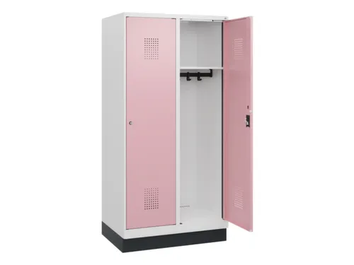 schoollocker,HxBxD 1630x800x500mm,2vak,vak B 400mm,cil.-slot,sokkel