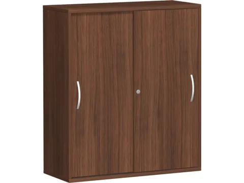 Schuifdeurkast 1150x1000x430mm Romp Noten Decor Front Noten