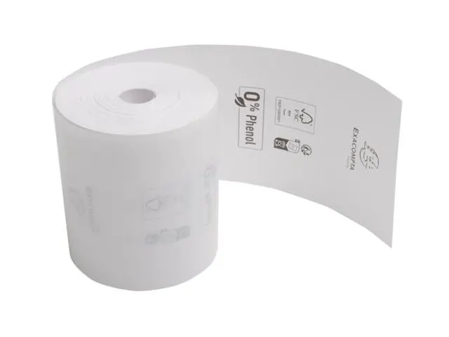 Telrol Exacompta 80mmx76m kern Ø12mm thermisch fenolvrij