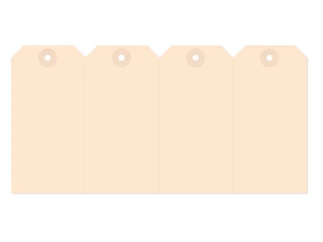 HERMA 6024 Hanglabel 60x120mm Bruin karton met oogje 1000 stuks