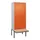 locker voor scheiding van kleding,HxBxD 2120x800x815mm,2vak