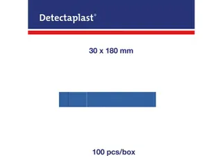 Detectaplast 8448 Textielpleister Elastisch Blauw 180x30mm 100 Stuks - 3