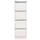 hangmappenkast HxBxD 1321x413x622mm 4hangmappenframes verkeerswit