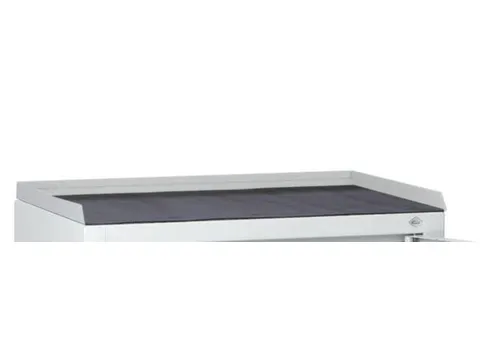 afrolrand,v. bijzetkast,driezijdig,HxBxD 20x500x500mm,v. kast B 500mm