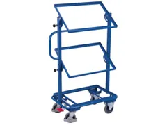 Bijzetwagen Eurobakken 200kg Open 820x455mm 3 Etages Neigbaar Ral5010