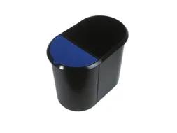 afvalverzamelaar,1x20/1x9l,HxBxD 348x270x440mm,romp PP zwart