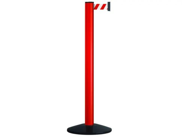 Afzetsysteem Safety Enkele Riem 3.7 Meter Rood Wit