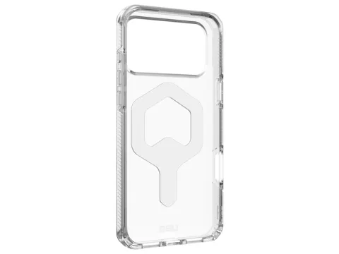 iPhone 17 Pro Max Hoesje MagSafe Back Cover Ice Zilver