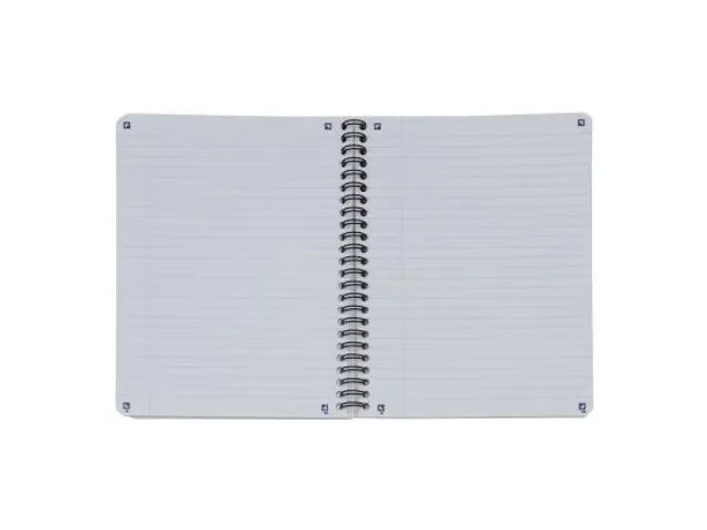 Spiraalblok Oxford Touch A5 lijn 70vel lichtgrijs