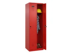 locker,HxBxD 1850x600x500mm,2vak,vak B 300mm,draaigrendel