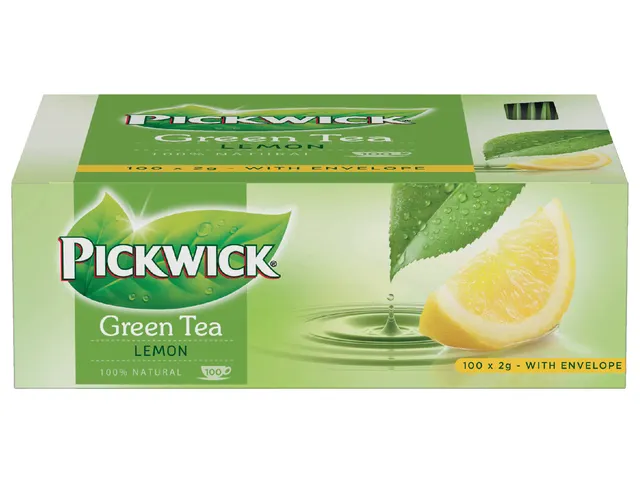 Groene Thee Pickwick green original lemon 100x2gr