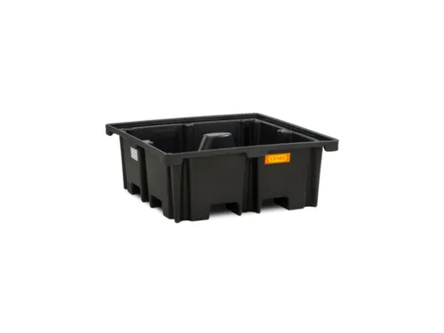 PE-opvangbak,v. 4x200l vat,opvangvol. 400l,HxBxD 480x1290x1290mm