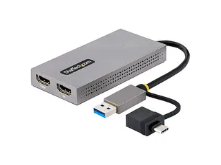 USB naar HDMI Adapter, USB 3.0 naar Dual HDMI Converter - 1
