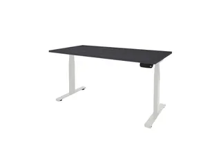 Dextro Plus Zit-sta Bureau Elektrisch 200x100 houtprint schaduw wit - 1