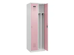 locker voor scheiding van kleding,HxBxD 1850x600x500mm,2vak