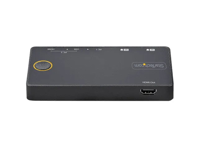 2-Poorts Hybride USB-A + HDMI & USB-C KVM Switch