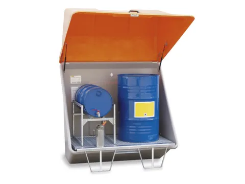 Depot Voor Gevaarlijke Stoffen H X B X D 2110X 1500X 850Mm 2X 200L Gvk