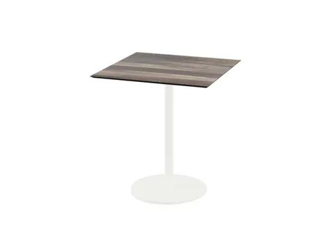 bistrotafel,HxBxD 730x700x700mm,rechthoekig,schotelvoet wit