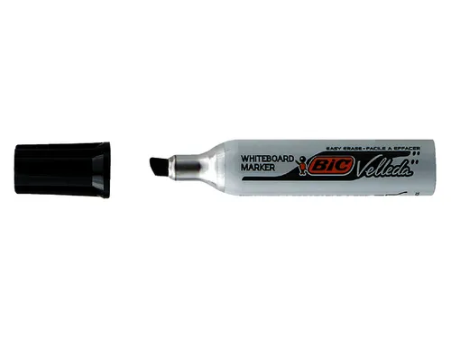 Viltstift Bic Velleda 1781 whiteboard schuin large zwart