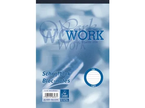 schrijfblok, ft A5, 70 g/m², 100 vel, gelijnd