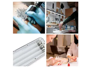 Verstelbare bureaulamp Led 3x14W Wit - 5