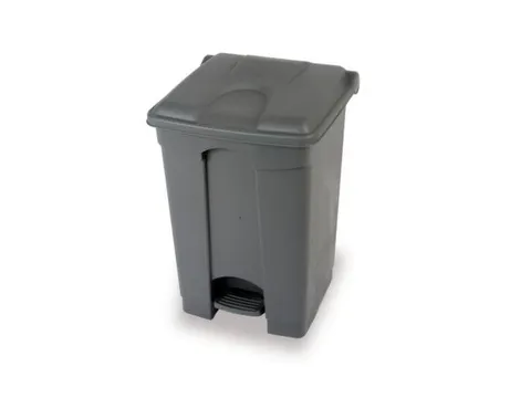 Afvalbak 70 liter HxbxD 673x412x495mm PP grijs