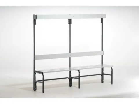 omkleedbank HxLxD 1650x1500x375mm aluminium RAL7016 antraciet