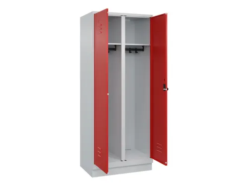locker voor scheiding van kleding,HxBxD 1950x800x500mm,2vak