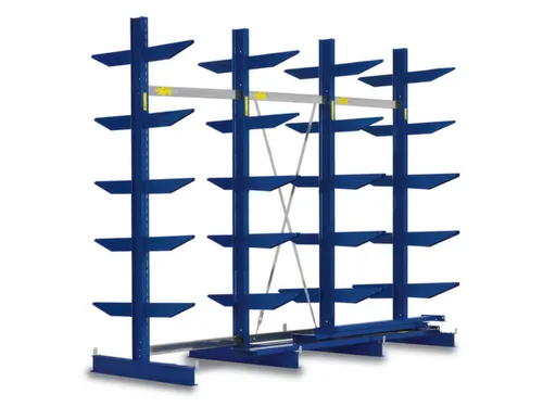 Draagarmstelling Hxbxd 2500X3255X1140Mm 2X6Etages Ral5010
