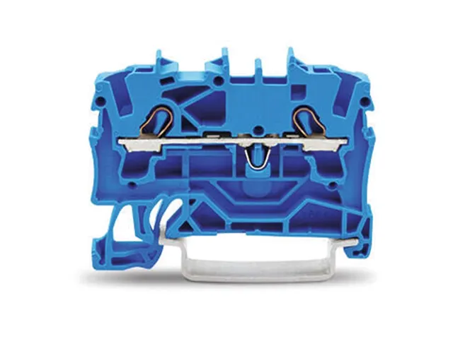 2-Draads Doorgangsklem 2,5Mm², Blauw