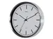 Wandklok MAUL Fly RC Ø305x45mm aluminium frame wit incl. batterij