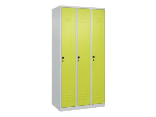locker voor scheiding van kleding,HxBxD 1850x900x500mm,3vak - 1