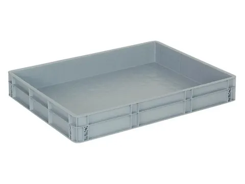 Bac Grande Capacité Norme Europe 45L Hxlxl 120X800X600Mm Pp Gris