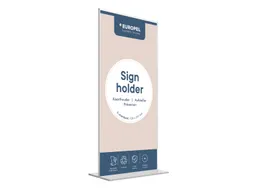 Europel Kaarthouder T-standaard 105 x 210 mm Staand Acryl
