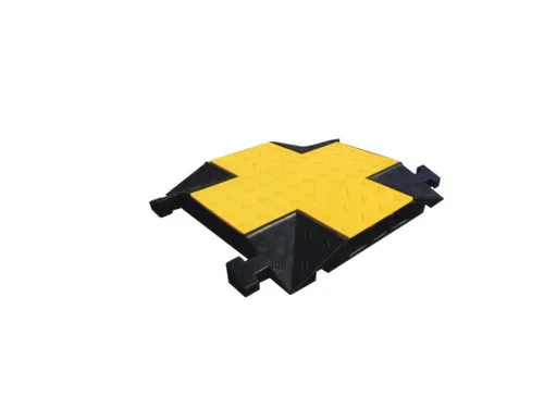 kabelbrug,kruisingselement,BxD 740x597mm,overrijd H 75mm,hard rubber
