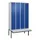 locker voor scheiding van kleding,HxBxD 2120x1200x815mm,4vak