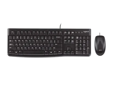 Logitech Mk120 Spaans toetsenbord QWERTY en muis
