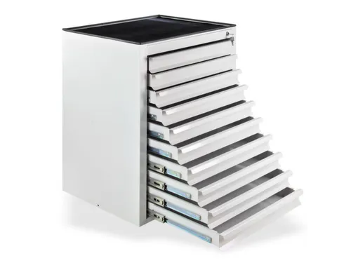 ladekast,HxBxD 900x710x550mm,10lade(n),volledig uittrekbaar
