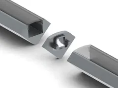 Lineaire Connector Voor Aluminiumprofiel Voor Ledstrip Alu-45 - Zilver