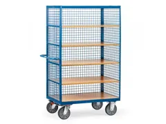 Kastwagen 750kg 3392 5 Etages Hout Laadvlak 1000x600mm Draadgaas