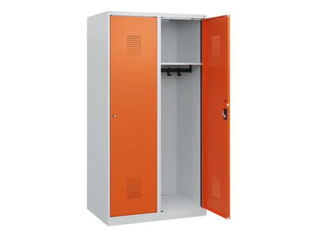 schoollocker,HxBxD 1530x800x500mm,2vak,vak B 400mm,cil.-slot