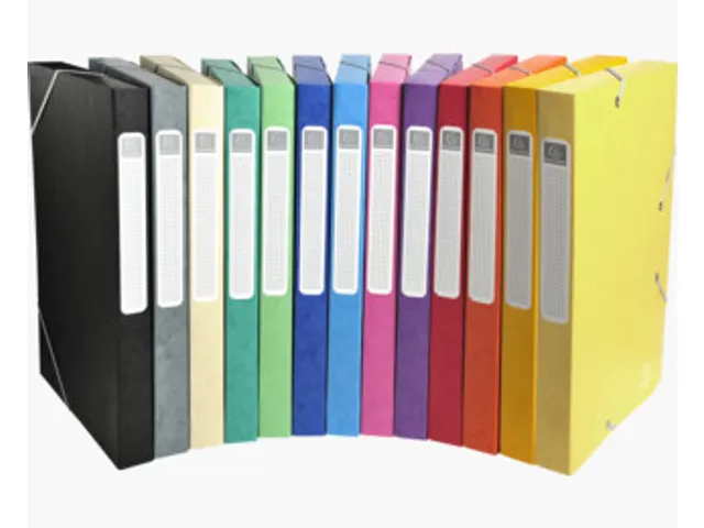 Elastobox A4 25mm Karton Assorti