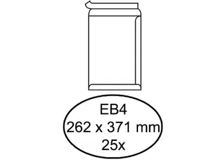 Envelop Hermes Akte Eb4 262x371mm Zelfklevend Wit 25 Stuks - 1