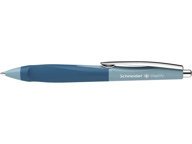 Balpen Schneider Haptify ice blue petrol