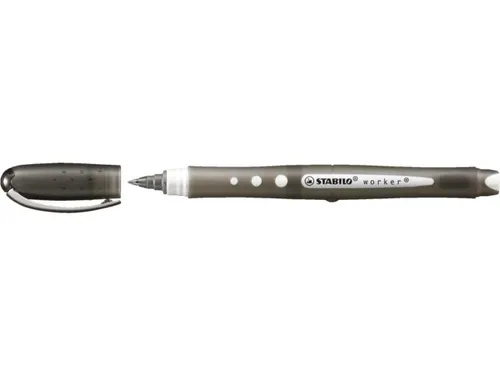 Rollerpen Stabilo Worker Colorful 2019/46 zwart 0.5mm