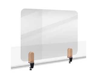 Bureauscherm Elements doorzichtig 60x80cm klemmen - 1