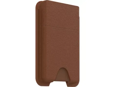 OtterBox Cactus Leather MagSafe wallet bruin